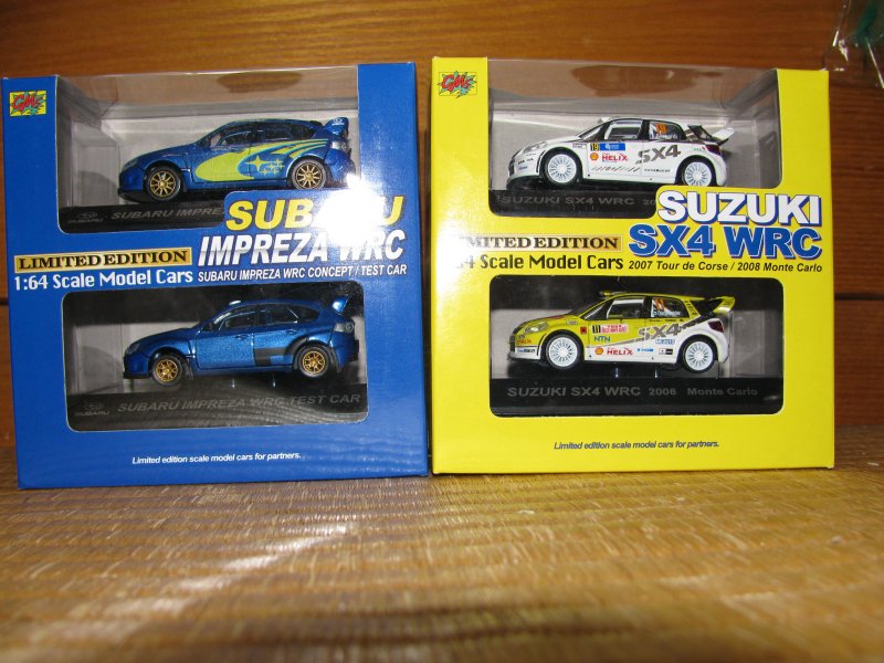 インプレッサWRC2008・SX4WRC