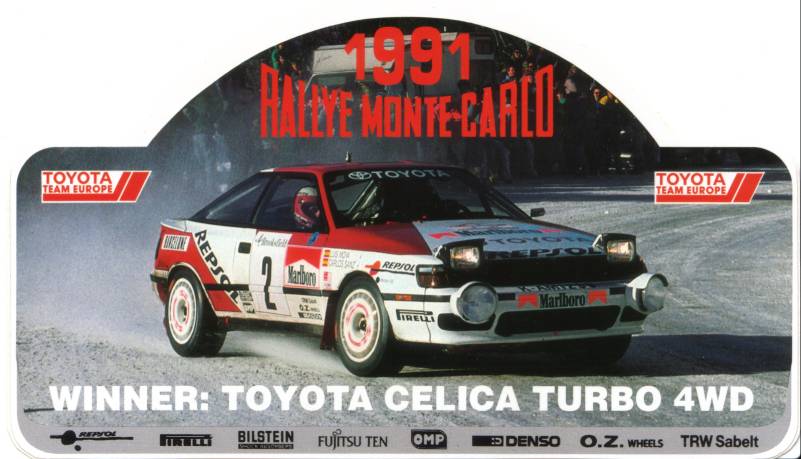 1991 Monte-carlo Win